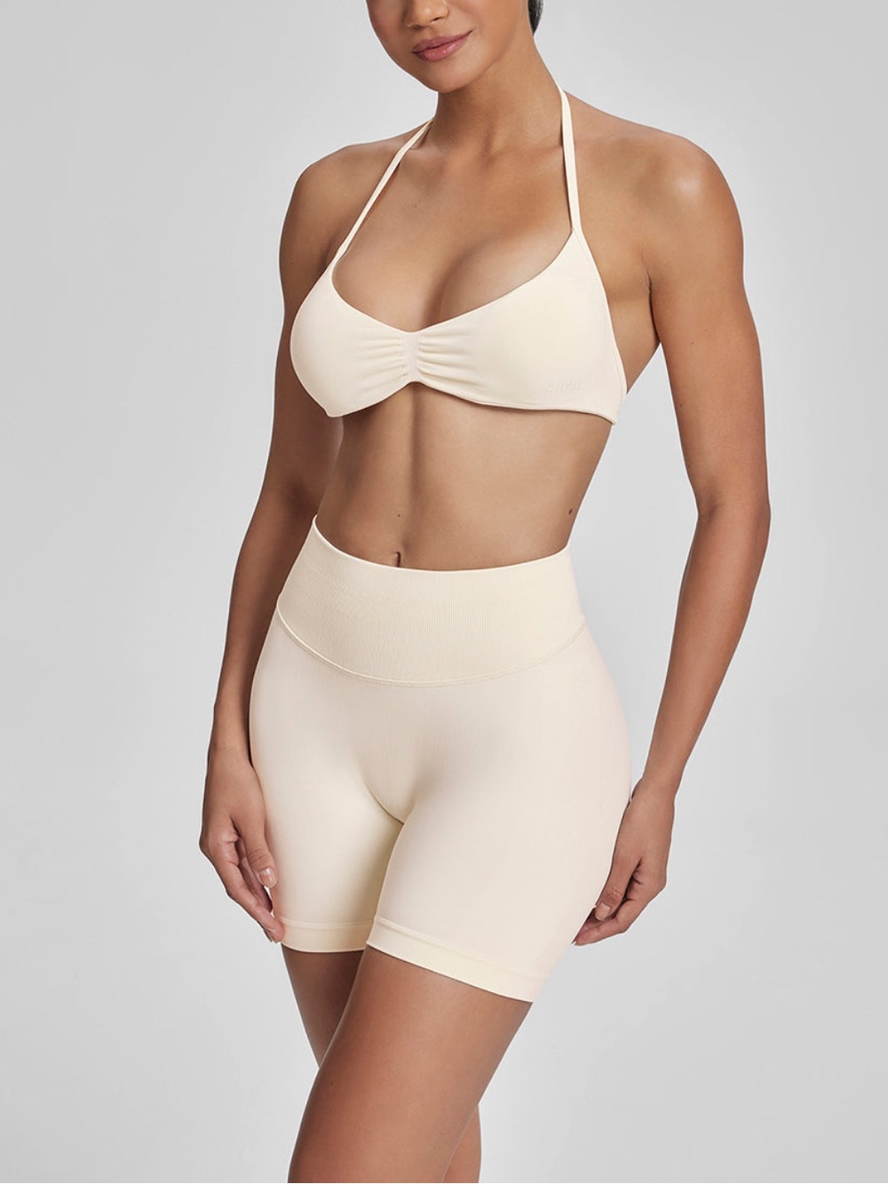 Cream Workout Set